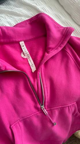 Lululemon Scuba Half-Zip Pink