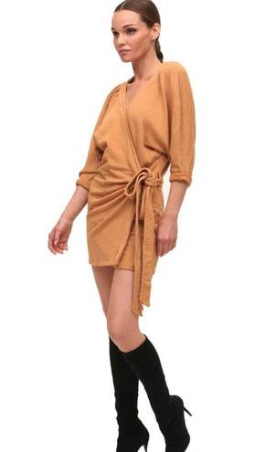 n:philanthropy NWT  Bresson Wrap Dress Duster Cardigan Sweater Camel Oversized S