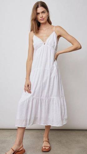 Rails Avril Linen Dress White Lace Detail Retail $228