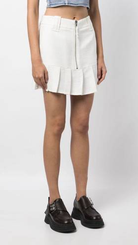 Ganni pleated mini skirt