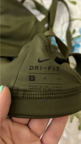 Nike Olive Green Sports Bra