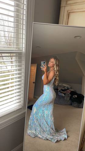 Jovani Blue Prom Dress