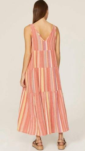 Marine layer NWOT -  Pink Striped Corinne Maxi | Sz Large