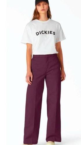 Dickies NWT  Duck Canvas trousers in burgundy