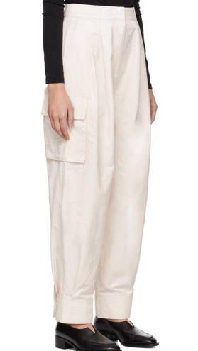 Nordstrom BLOSSOM H COMPANY Pleated Cotton Wide Leg Cargo Trousers -  BLUE