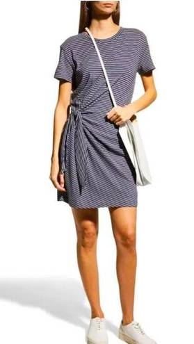 Vince  - Short Classic Stripe Side-Tie Dress | Small