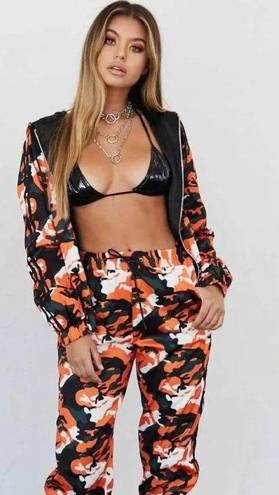 I am gia I.AM.GIA Daytona Camo Bomber Jacket Orange