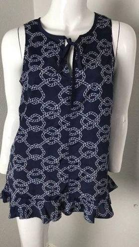 Tommy Hilfiger  Moya Tie Neck peplum Sleeveless S