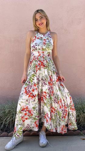 Abel the label Beautiful  floral backless maxi dress