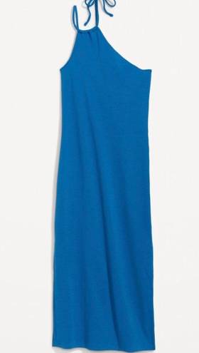 Old Navy NWOT -  Blue One-Shoulder Rib-Knit Dress