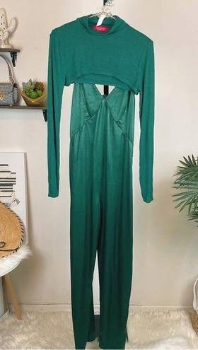 n:philanthropy  Cressida Jumpsuit	Emerald Green