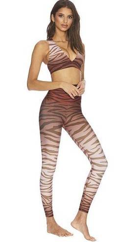 Beach Riot - Jungle Piper Legging Rust Zebra Athletic Training Workout Gym Yoga