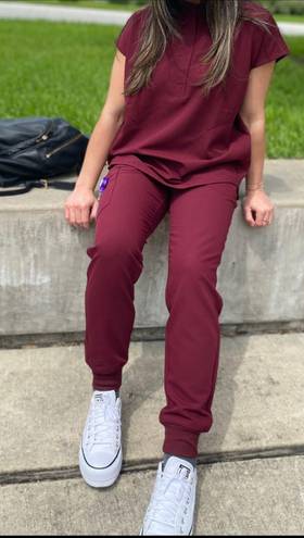 FIGS Burgundy Scrubs