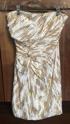 Gold Sequin Dress