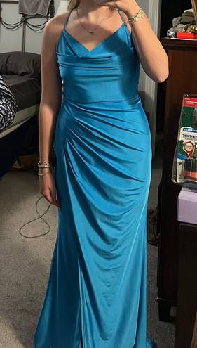 Lulus Blue Long Formal Dress