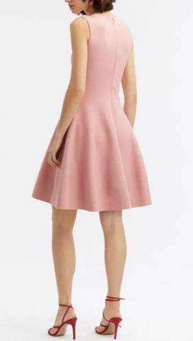 Oscar de la Renta NWT  Guipure lace-trimmed stretch-knit dress Size M