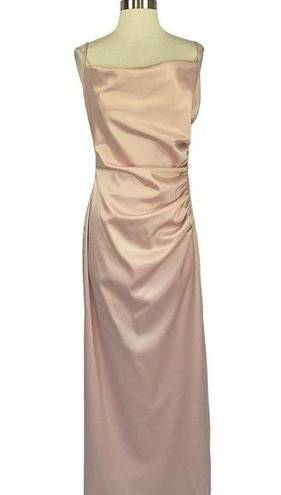 Laundry by Shelli Segal  Women's Formal Dress Size 12 Pink Satin Sleeveless Gown