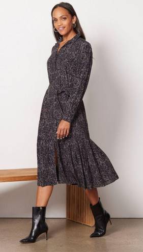 Rails  Beatrice Midi Dress in Charcoal Abstract Animal