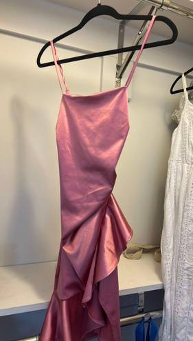 Dry Goods Satin Pink Mini Dress