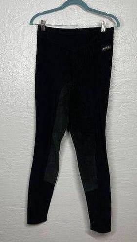 Kerrits  Women XL Black Riding Breeches Pants Full Seat Suede Equestrian Horse