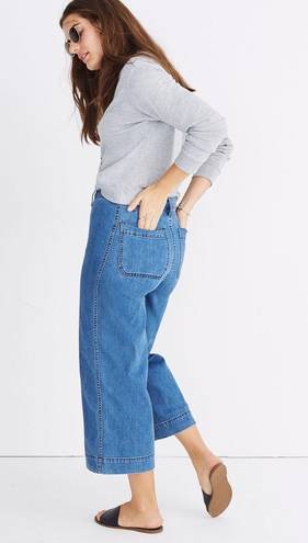 Madewell Cropped Wide Leg Jeans