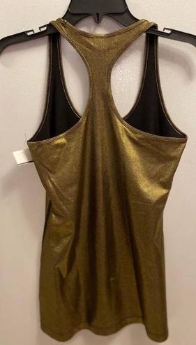 Xersion Gold Metallic Racerback Tank