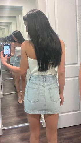 Forever 21 Jeans Mini Skirt