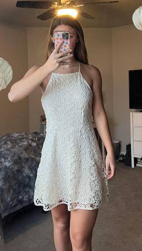 Kendall + Kylie  White Lace Dress