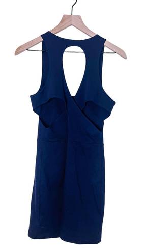 Silence + Noise Blue Cut Out Bodycon Dress