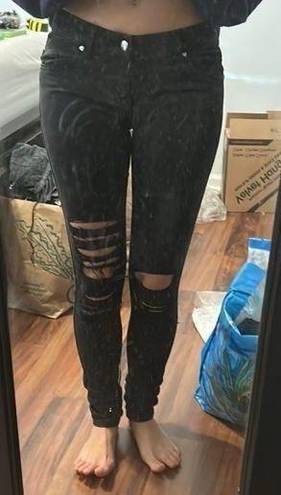 Tripp NYC  ripped black skinny jeans