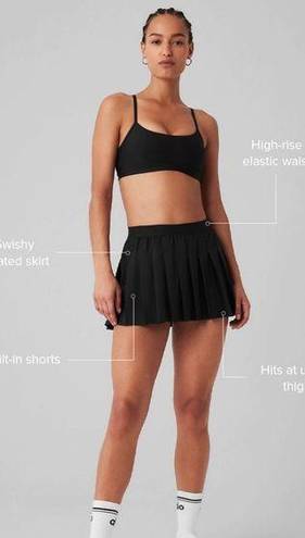 Alo Yoga ALO Varsity tennis skirt in black