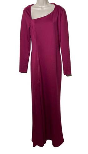 Black Halo  Akasha Gown in Dark Fucasia color sz 10