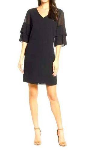 Sam Edelman  Pleat Sleeve Shift Dress Size 8