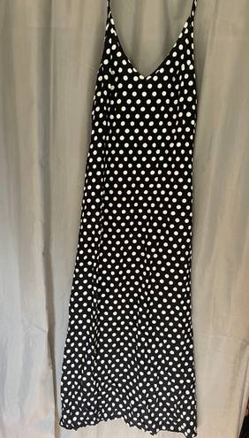 Zaful Polka Dot Maxi Dress