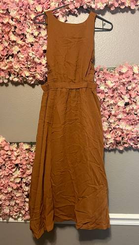 Lush Clothing Brown Sundress