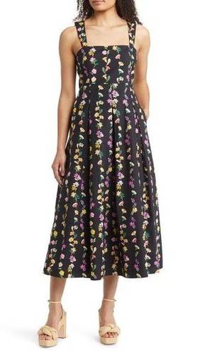 Onyx Banjanan Ophelia Floral Print Dress In Folk Floral  Women’s Sz S