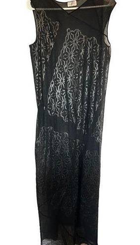 Philosophy  di Alberta ferretti black maxi dress measurements in pictures