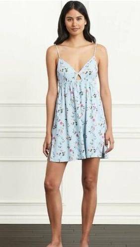Hill House  Home The Aurora Organic Cotton Sleep Dress in Pond Floral Size XS NWT