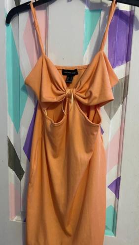 Charlotte Russe orange mini dress