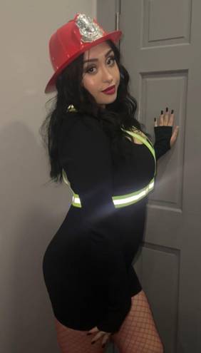 Fireman Costume Set Red