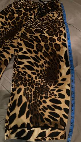 Natori NWT  LUXE LEOPARD PJ Set SIZE XS