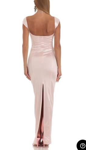 Lucy in the Sky Satin Maxi Dress