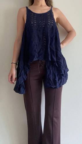 Vintage Havana Navy Blue  Top NWT