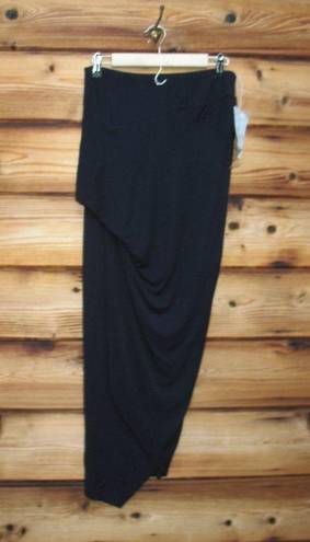 Young Fabulous and Broke NWT  Sassy Asymmetrical Maxi Skirt in Dark Blue