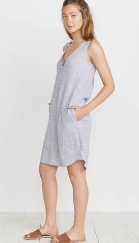 Marine layer  Lake Tank Dress in Thin Blue Stripe