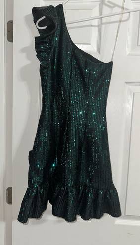 Boutique Green Sequin Dress