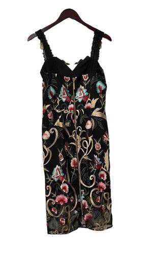 Bronx and Banco  Agata Floral Embroidered Lace Midi Dress