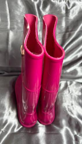 Furla Wellington Rain Boots (41) 10.5 Pink