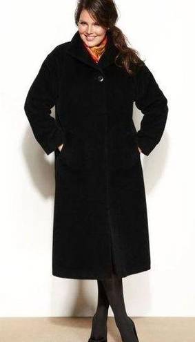 Jones New York Wool-Alpaca-Blend Maxi Walker Coat size 10 