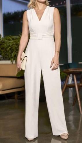 Harper  ROSE Blush Sleeveless Crepe Jumpsuit